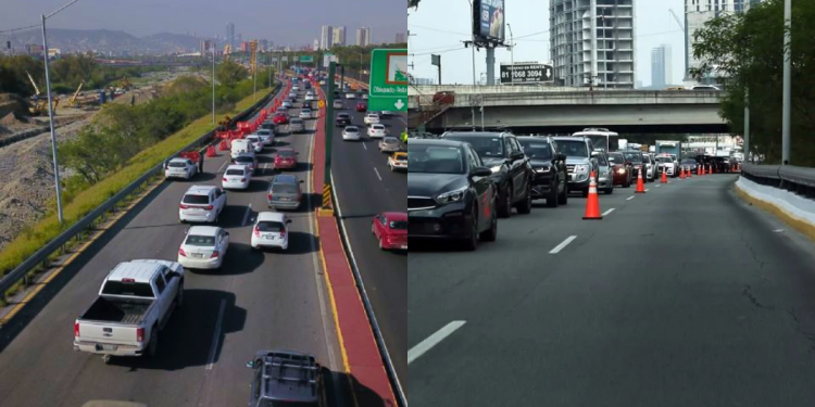 Ajustan Carril Reversible En Morones Prieto Por Obras Del Metro