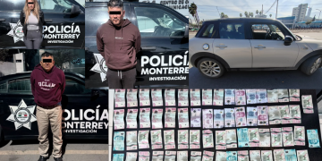 detenidos-por-robo-orden-de-aprehensión-Policía-de-Monterrey-robos-en-Saltillo-droga-y-efectivo