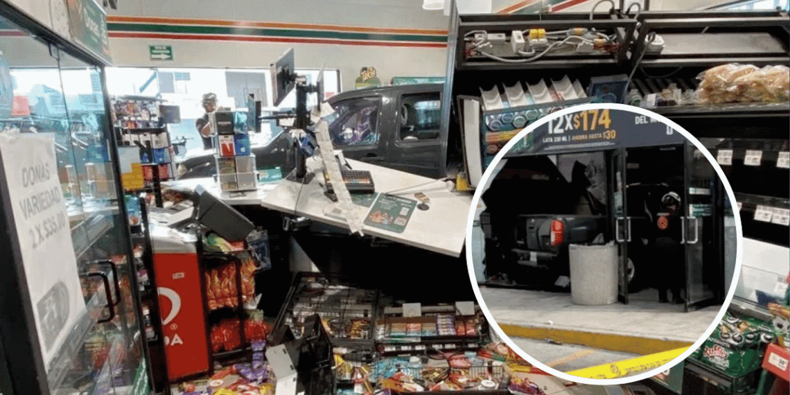 choque en 7-eleven