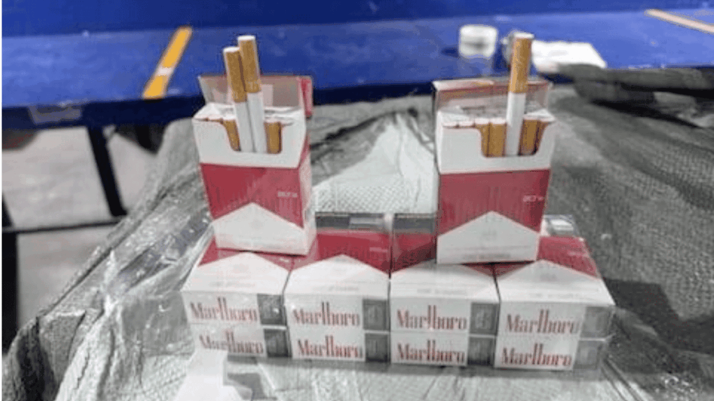 Decomisan cigarros de China por Cigarros apócrifos en AICM